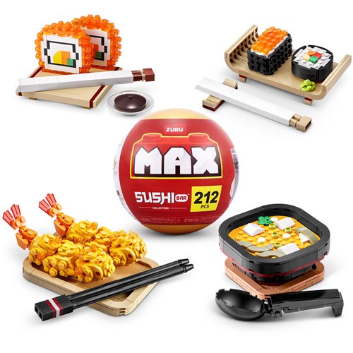 Max Premium Sushi Bar Collection Series 1 Blind-Box Building Brick