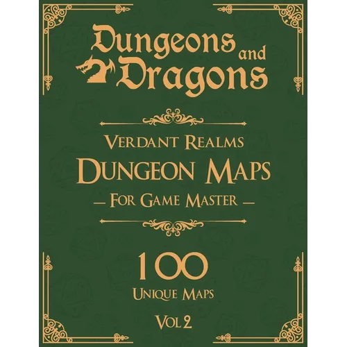 Dungeons and Dragons Verdant Realms Dungeon Maps for Game Masters Vol 2: 100 Unique Forest Maps and Stories for TTRPGs
